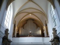 Stávající varhany byly na kůru kostela Nejsvětější Trojice v Králově Poli postaveny v roce 1950. Jedná se o třímanuálový nástroj s celkovým počtem 49 znějících rejstříků.